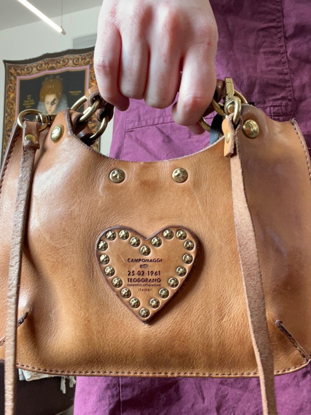 Campomaggi Luigia Bag in Nocciola - Picture 3 of 4